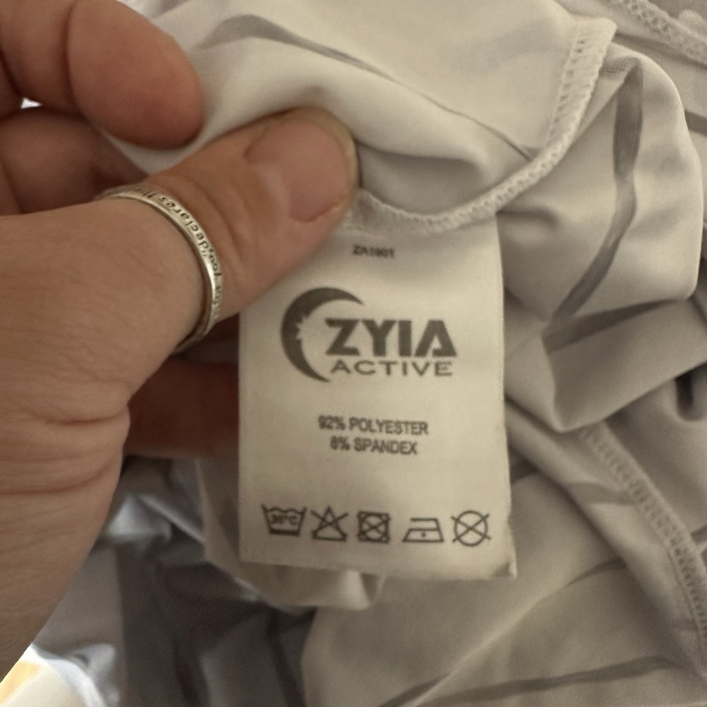 (LOT OF 2) Zyia Active Womens Tank Tops Size M Athleisure Gym Workout Sleeveless - Picture 5 of 8